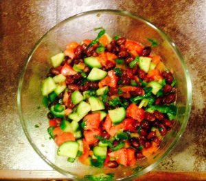 Black Bean Veggie Salad